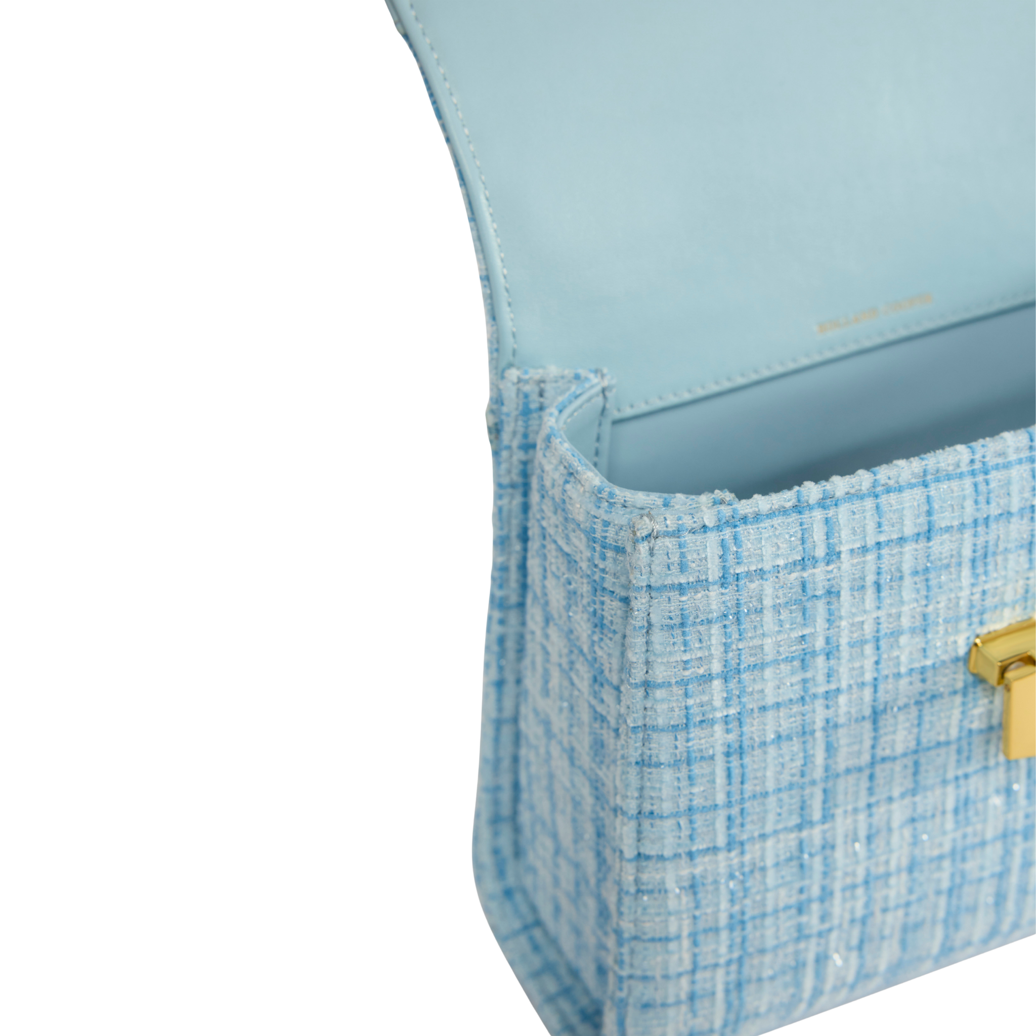 Mini Cheltenham Bag Ice Blue Boucle