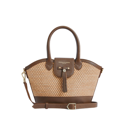 Mini Windsor Basket Bag Tan Leather