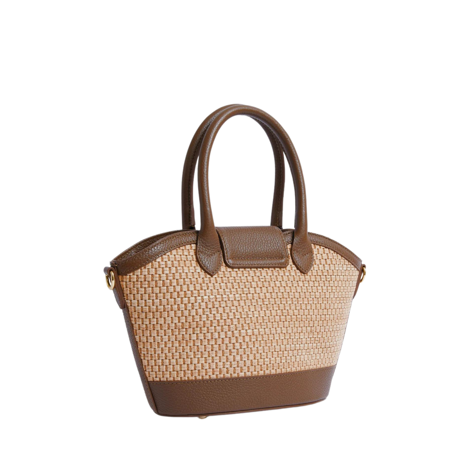 Mini Windsor Basket Bag Tan Leather