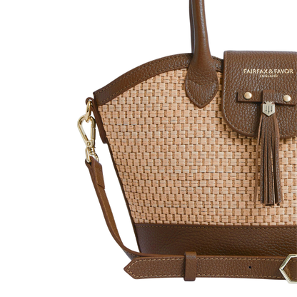 Mini Windsor Basket Bag Tan Leather