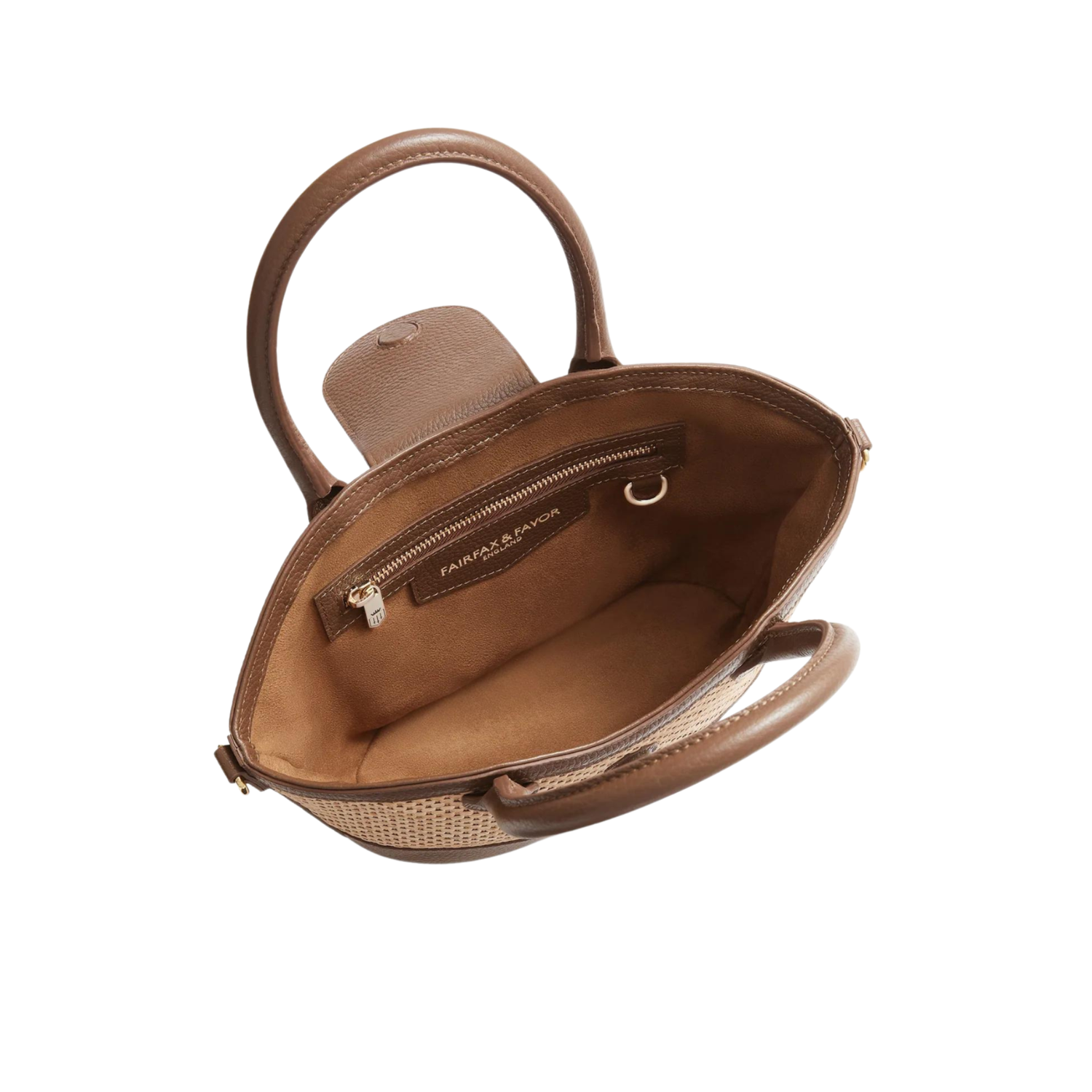 Mini Windsor Basket Bag Tan Leather