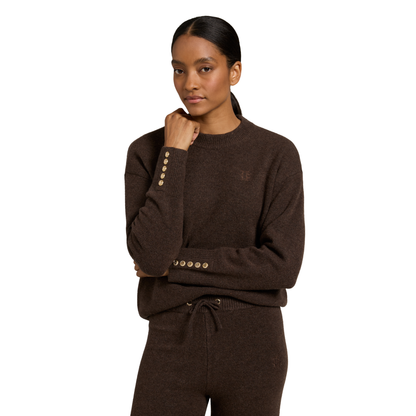 Nina Crew Neck Knit Chocolate