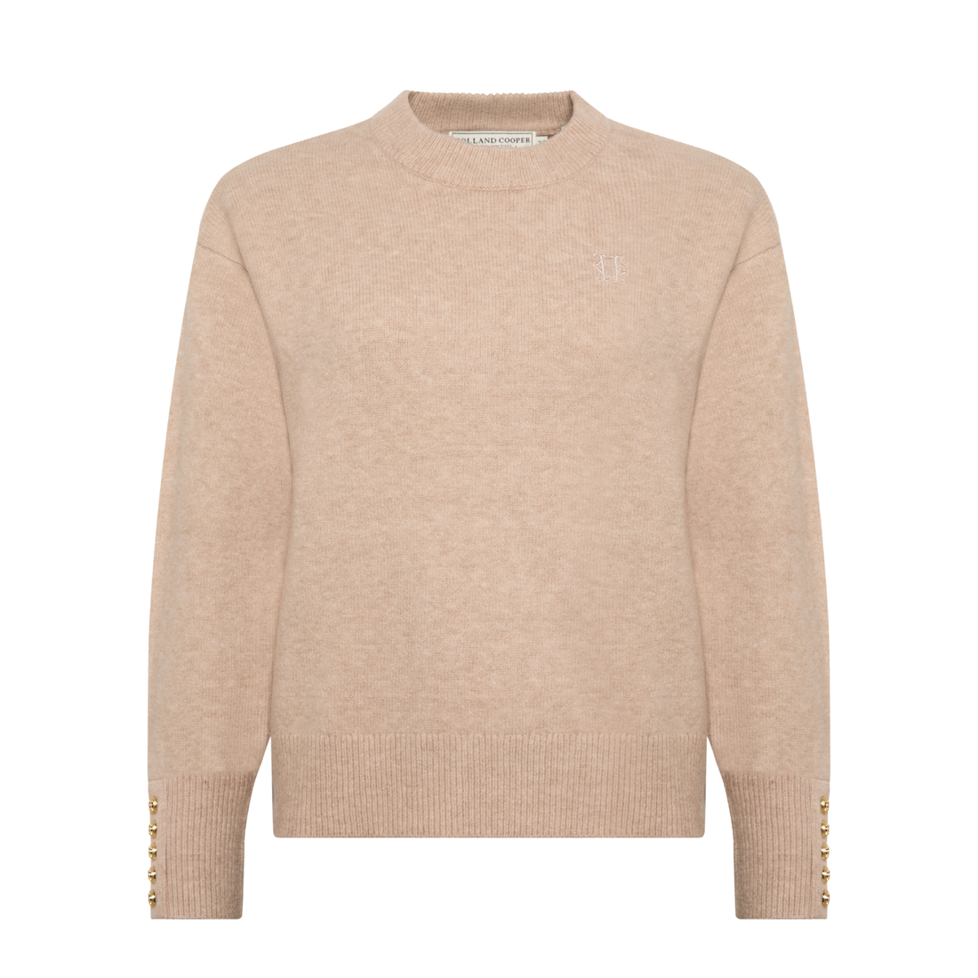 Nina Crew Neck Knit Toffee Marl
