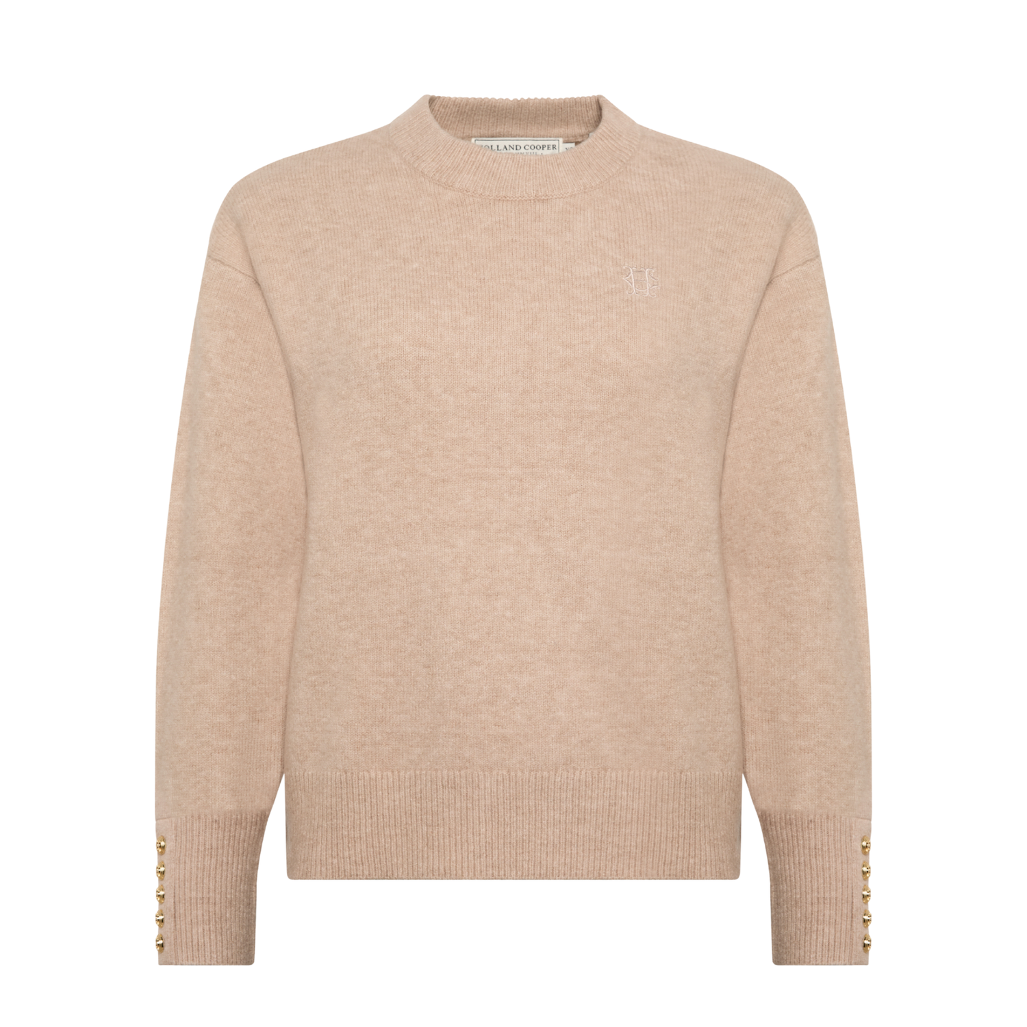 Nina Crew Neck Knit Toffee Marl
