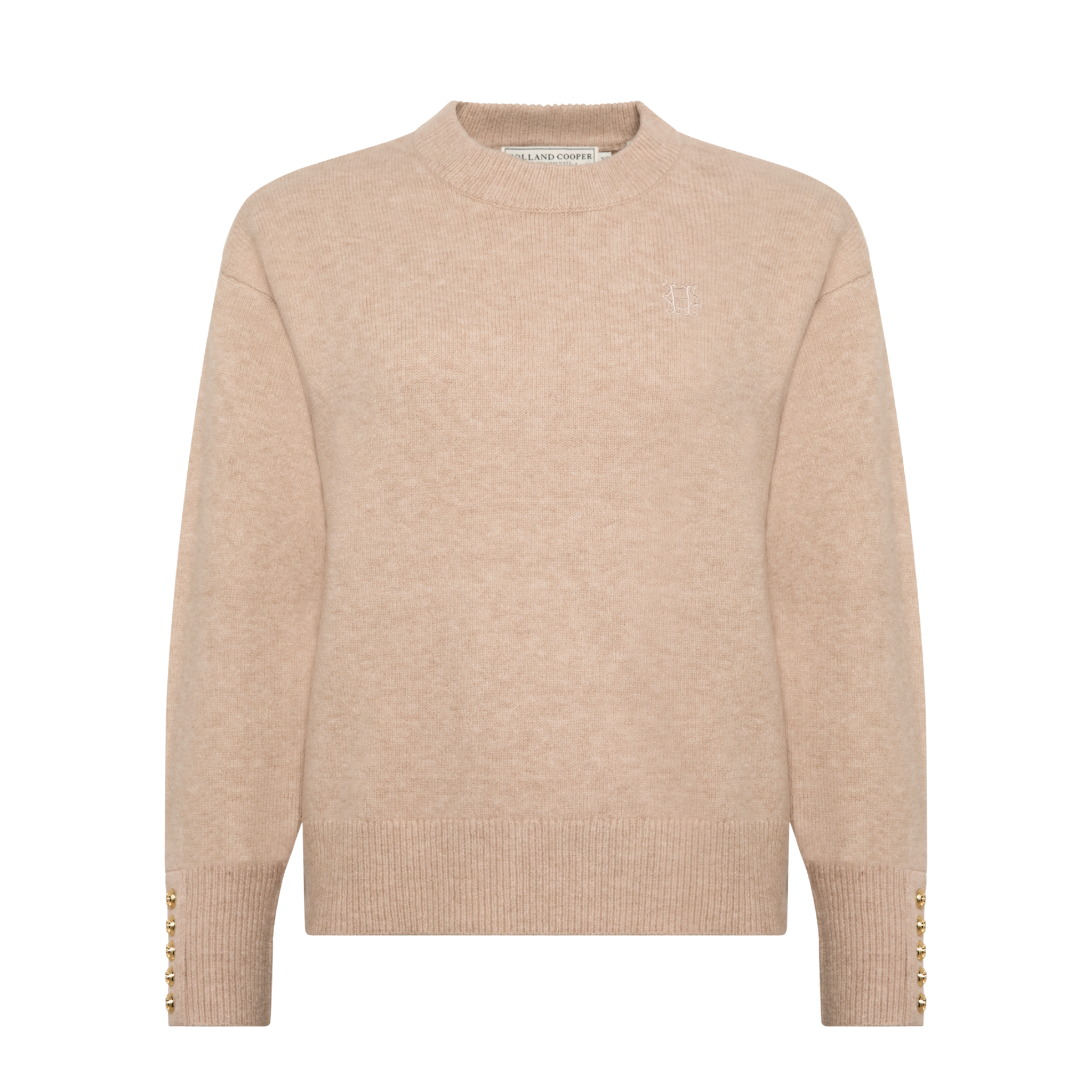 Nina Crew Neck Knit Toffee Marl
