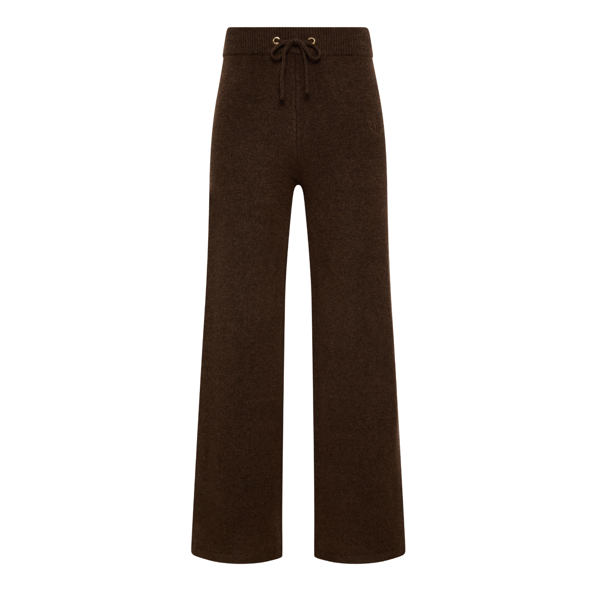 Nina Knitted Wide Leg Pant Chocolate