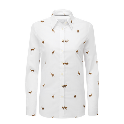 Norfolk Shirt Stag Print