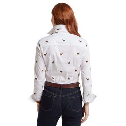 Norfolk Shirt Stag Print
