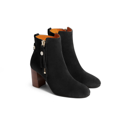 Oakham Ankle Boot Black Suede