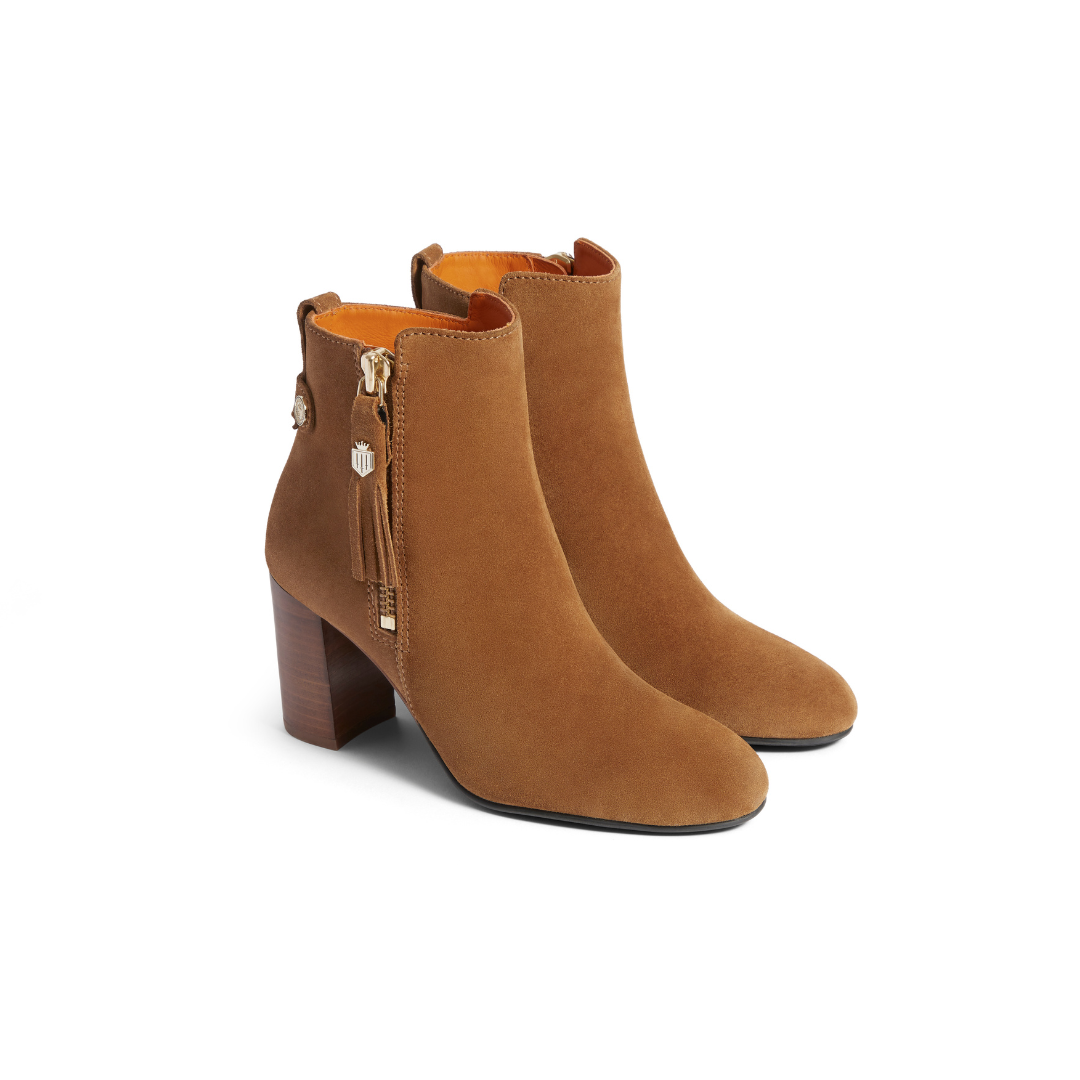 Oakham Ankle Boot Tan Suede