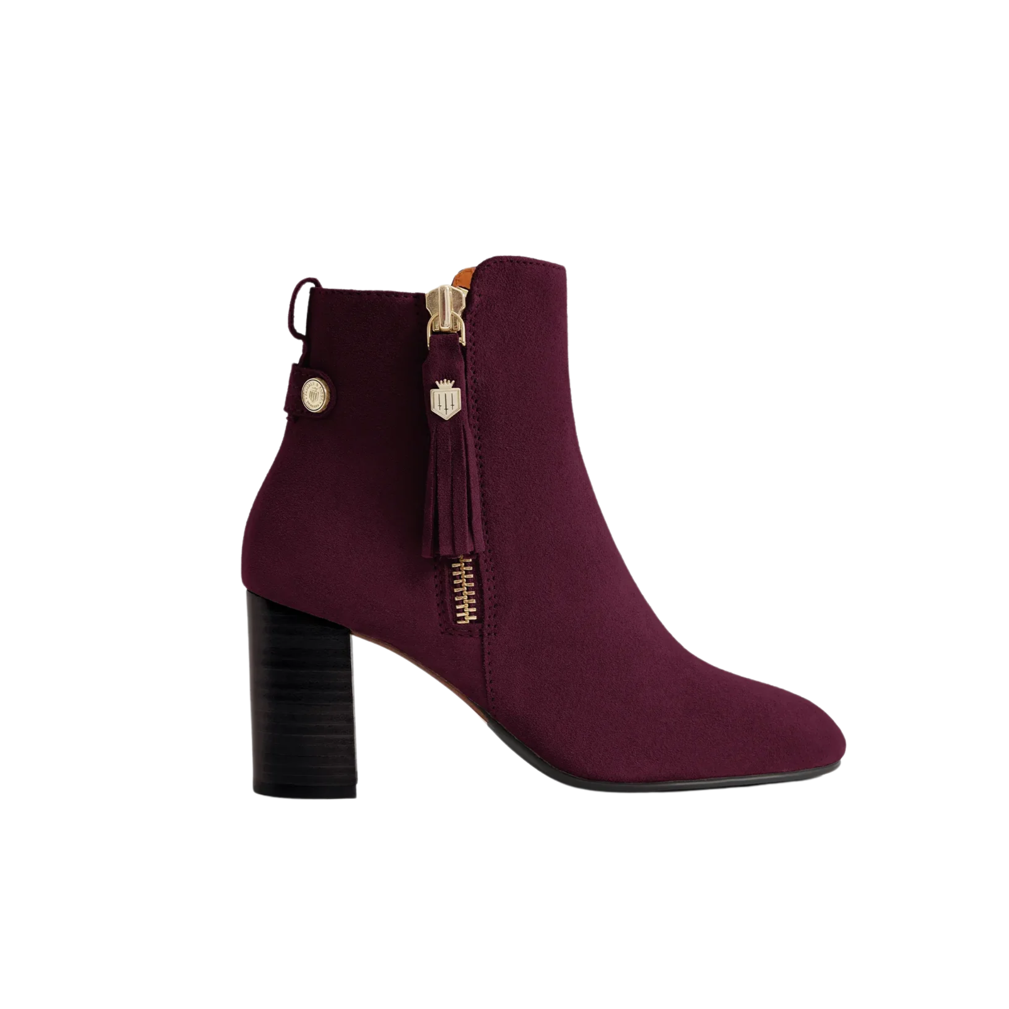 Oakham Ankle Boot Elderberry Suede