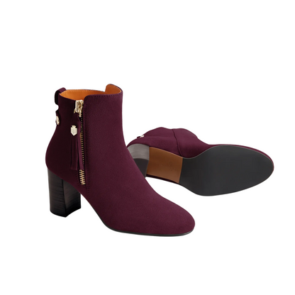 Oakham Ankle Boot Elderberry Suede