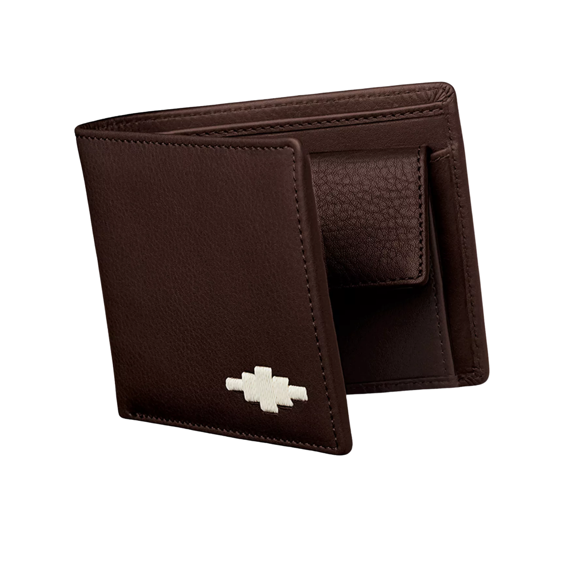 Pampeano Moneda Wallet Brown Leather/Cream