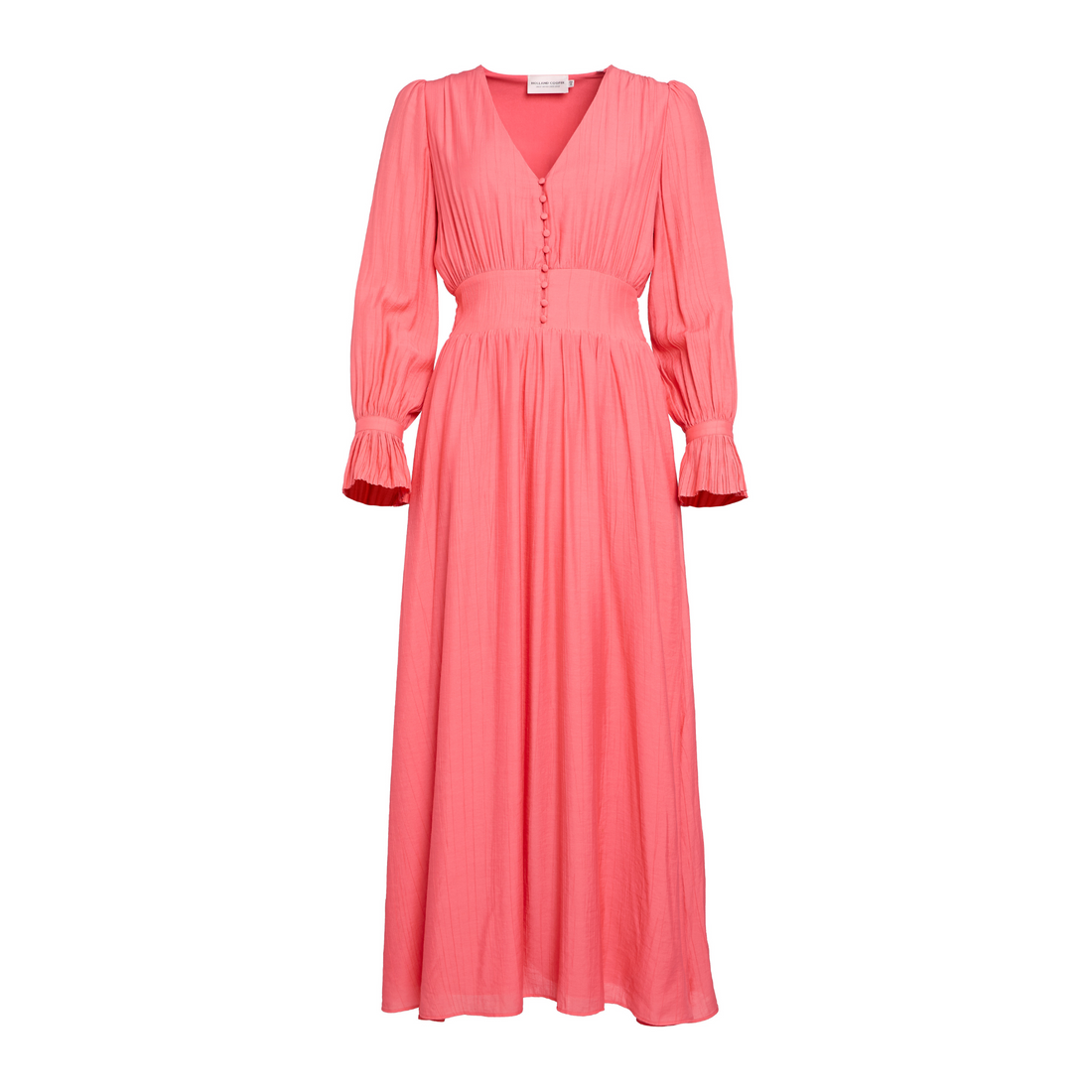 Phoebe V-Neck Maxi Dress Coral