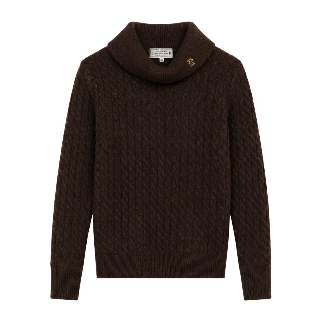 Polly Roll Neck Knit Chocolate