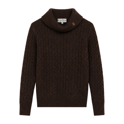 Polly Roll Neck Knit Chocolate