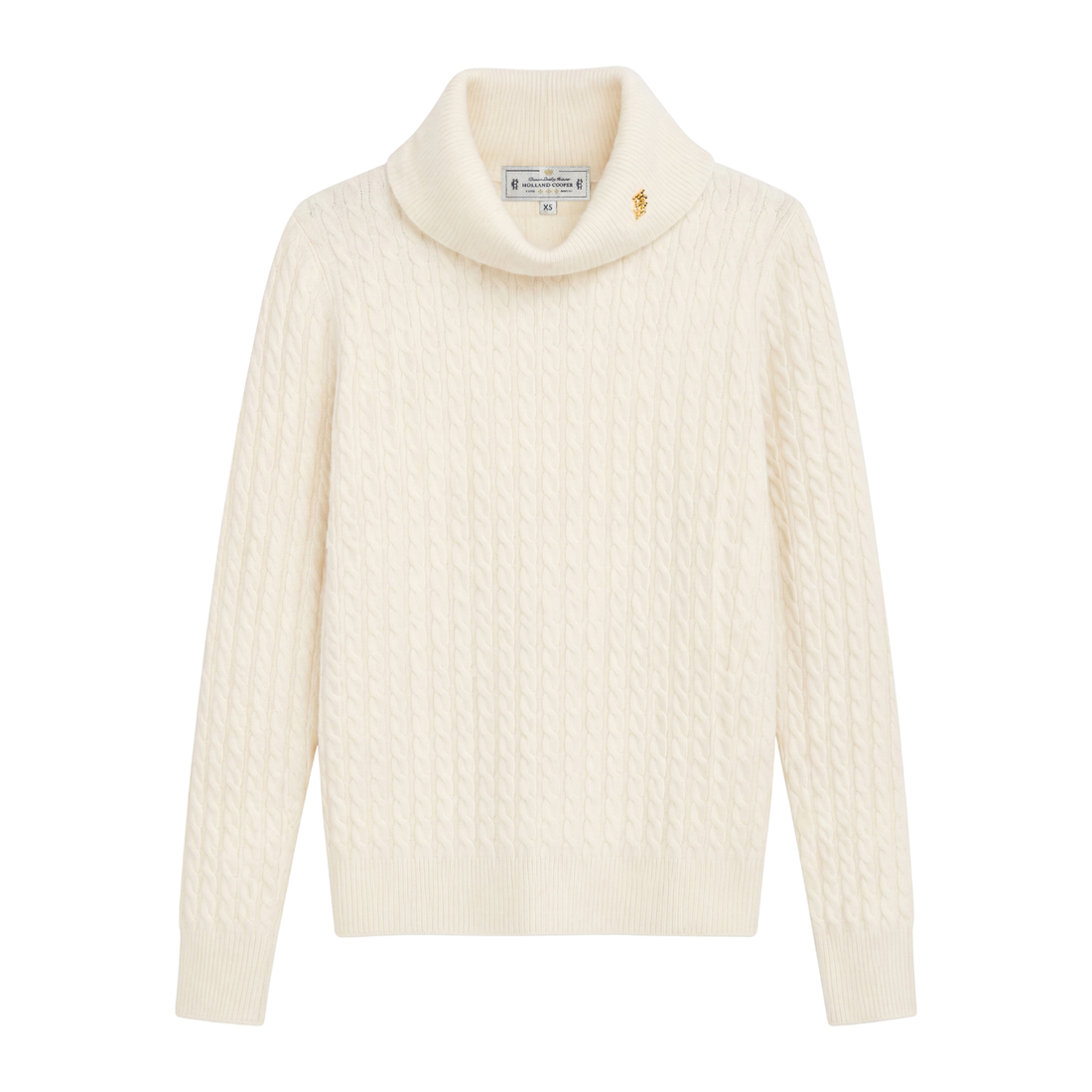 Polly Roll Neck Knit Winter White