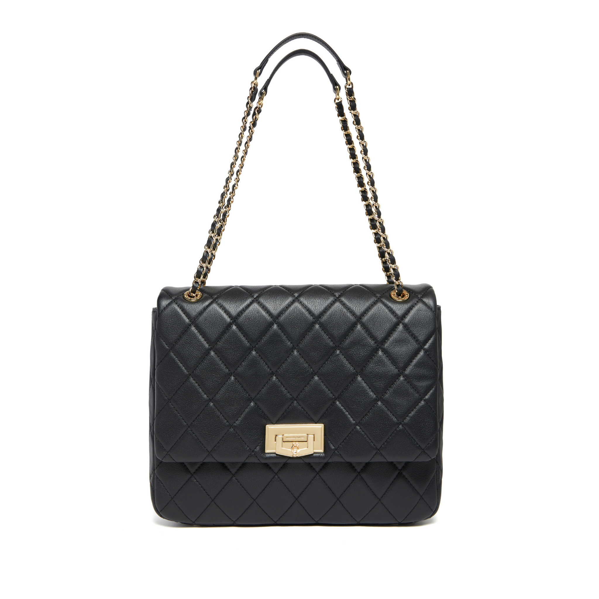 Quilted Soho Bag Black Leather