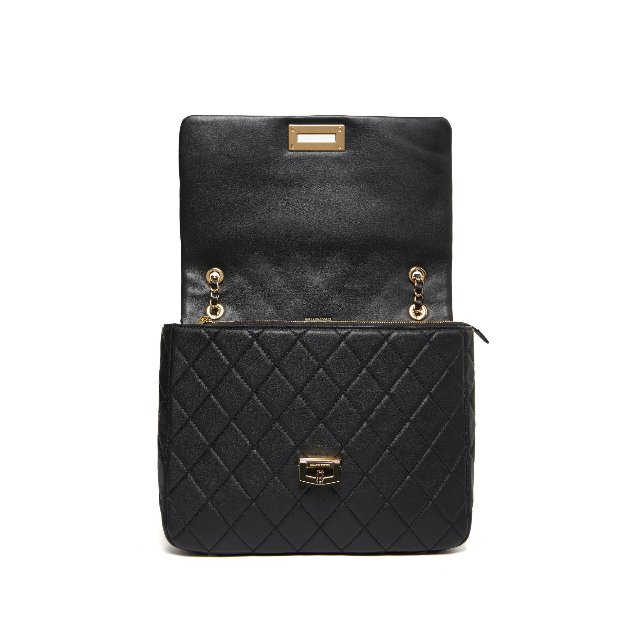 Quilted Soho Bag Black Leather
