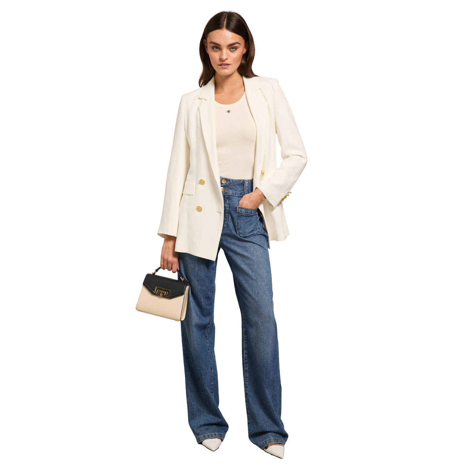 Rebecca Rib Tank Natural