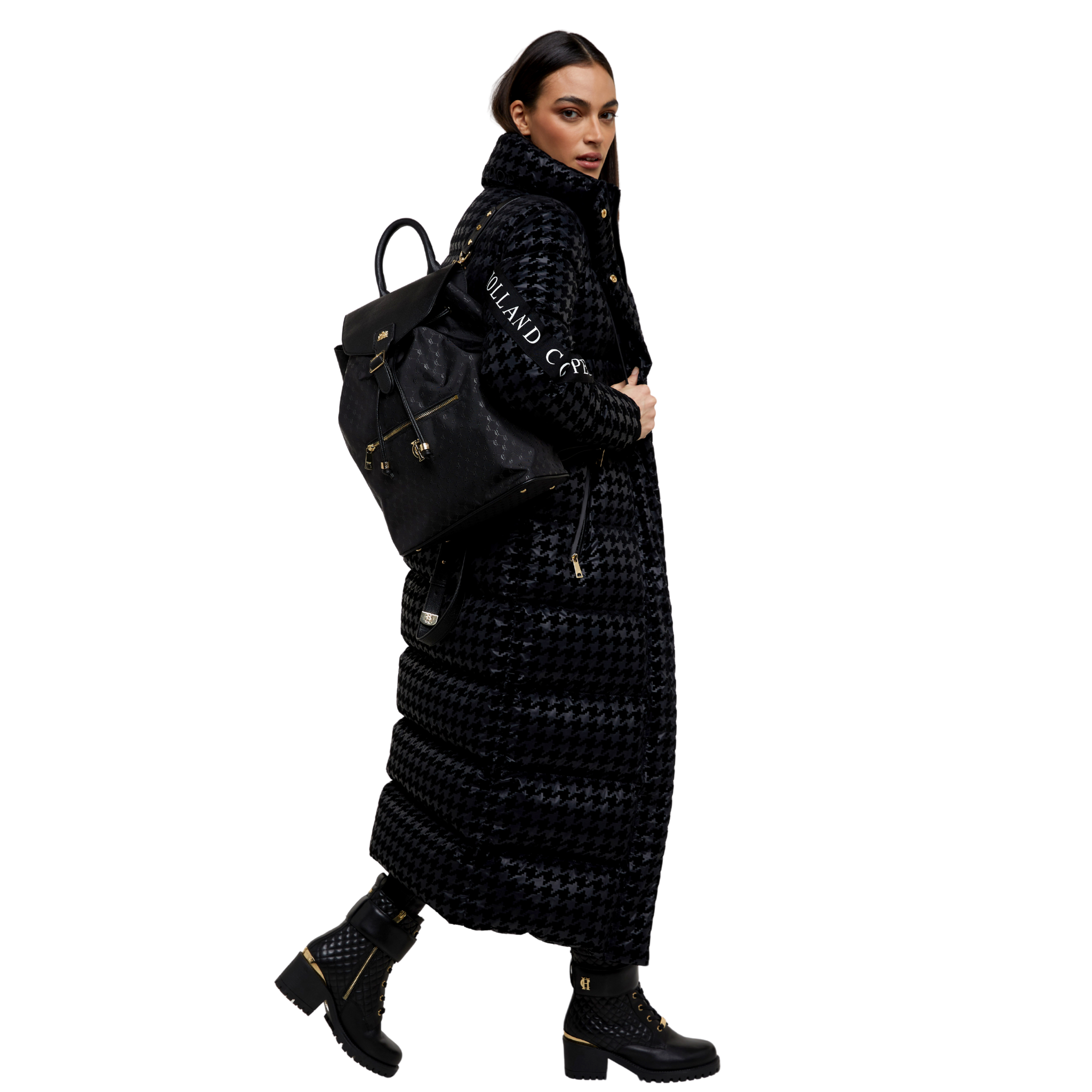 Regency Backpack Black Monogram