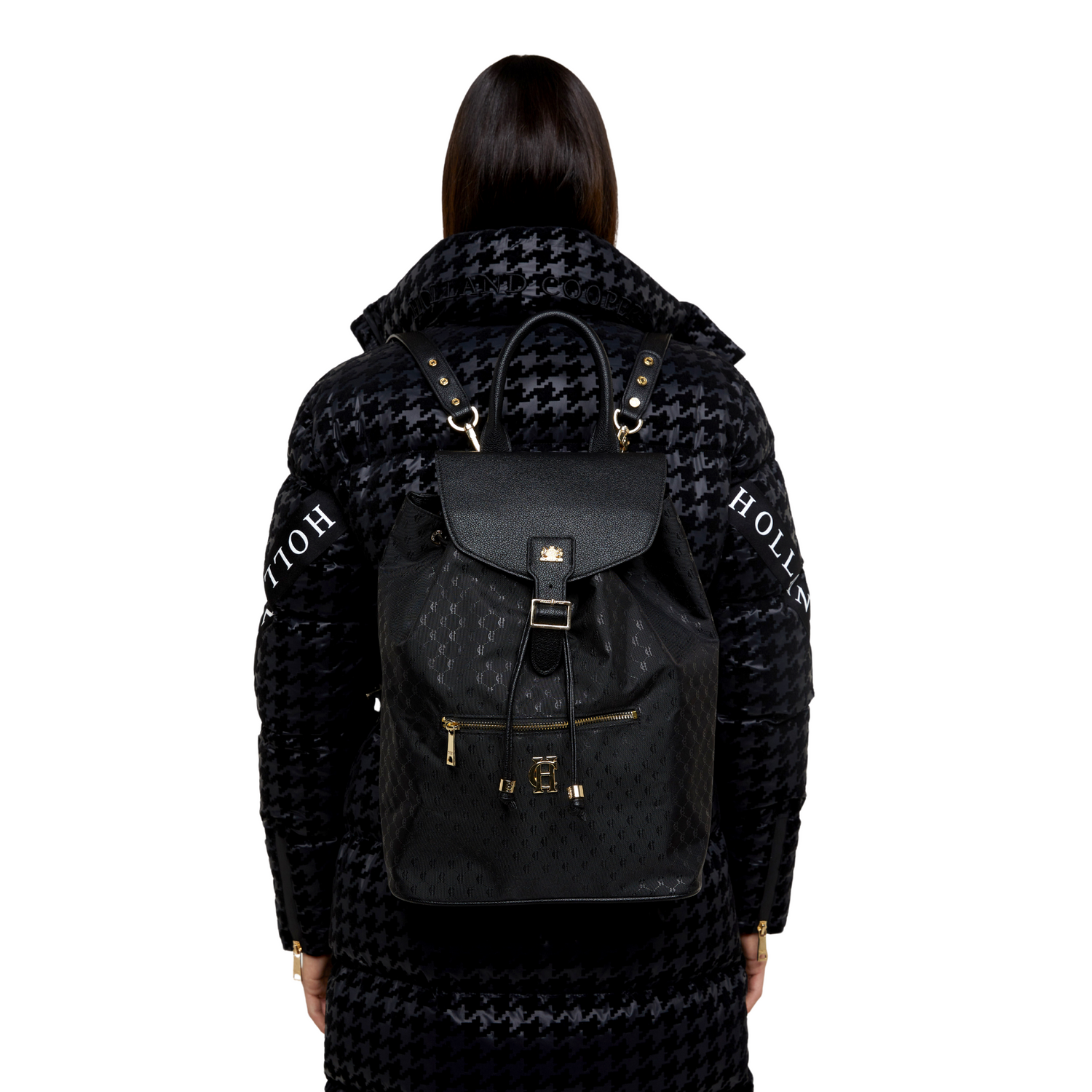 Regency Backpack Black Monogram