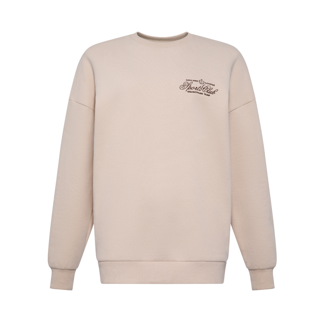 Relaxed Fit Crew Neck Sweat Stone