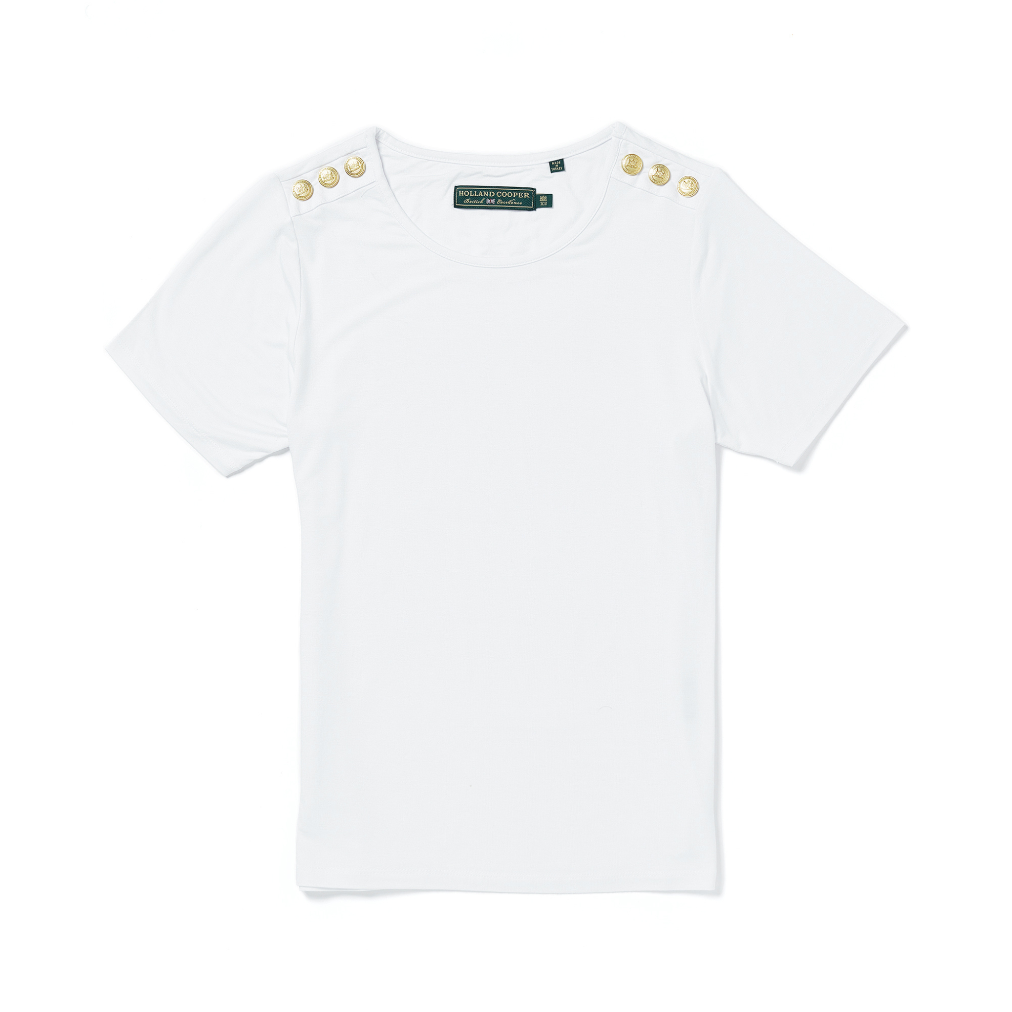 Relax Fit Crew Neck Tee White