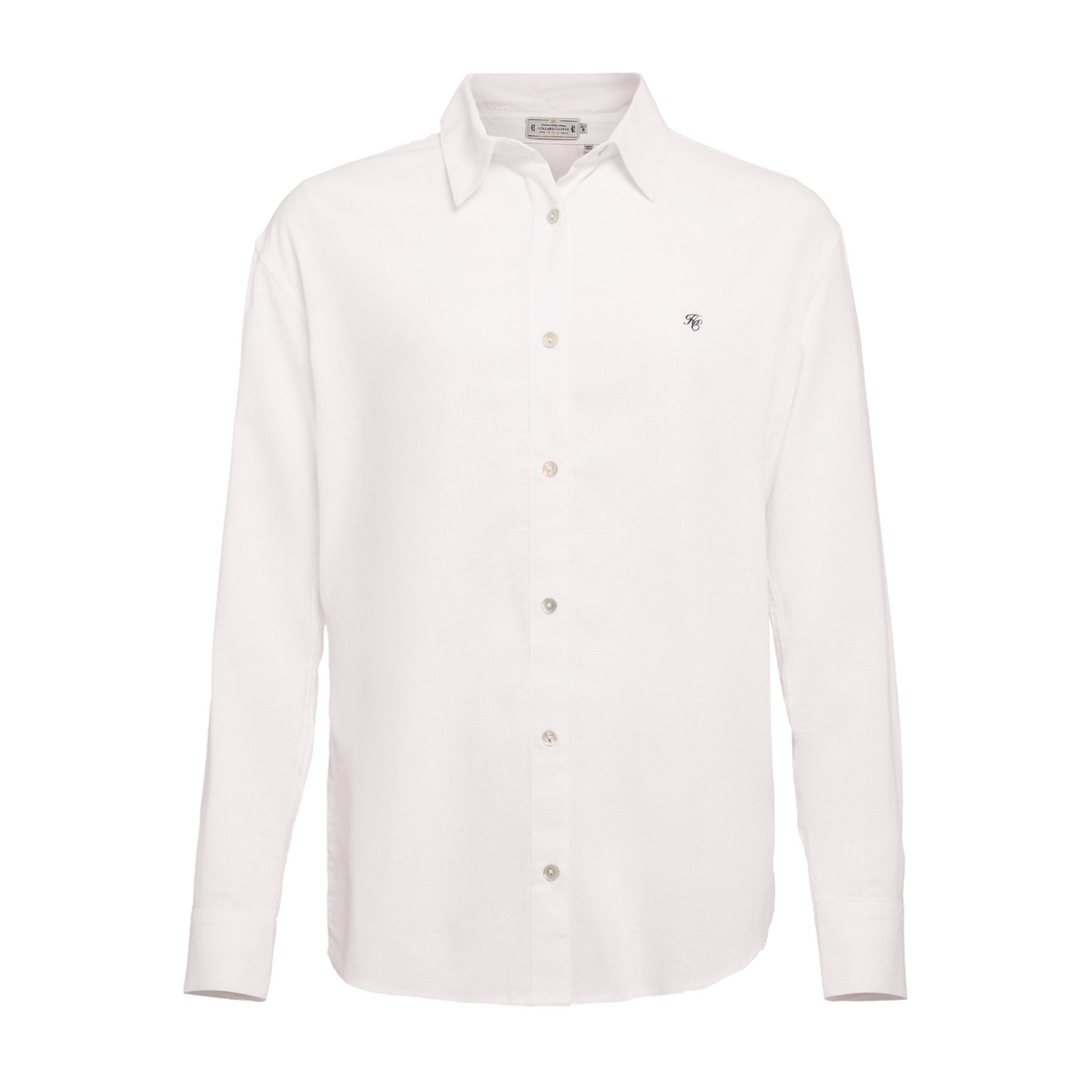 Relaxed Fit Linen Shirt Optic White