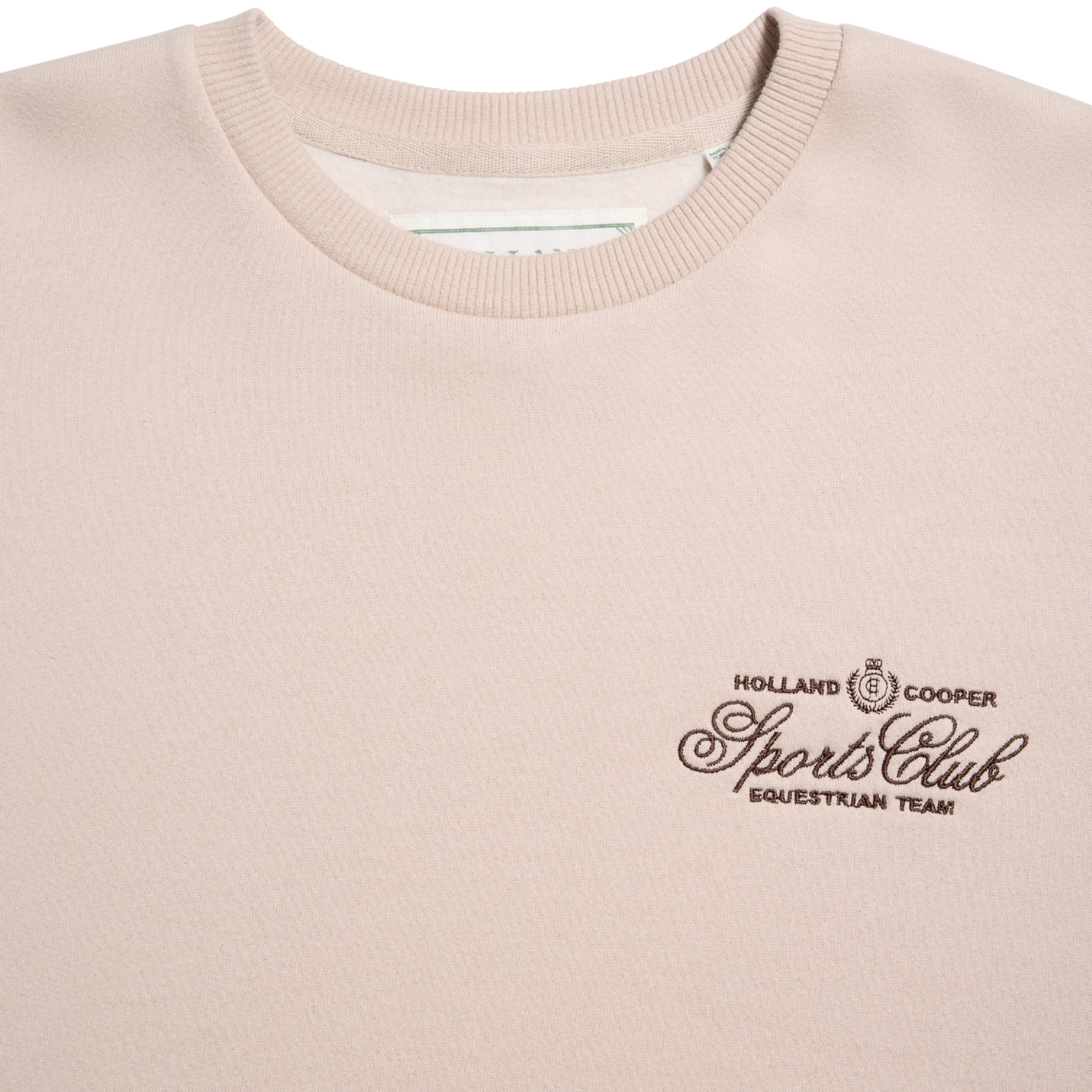 Relaxed Fit Crew Neck Sweat Stone