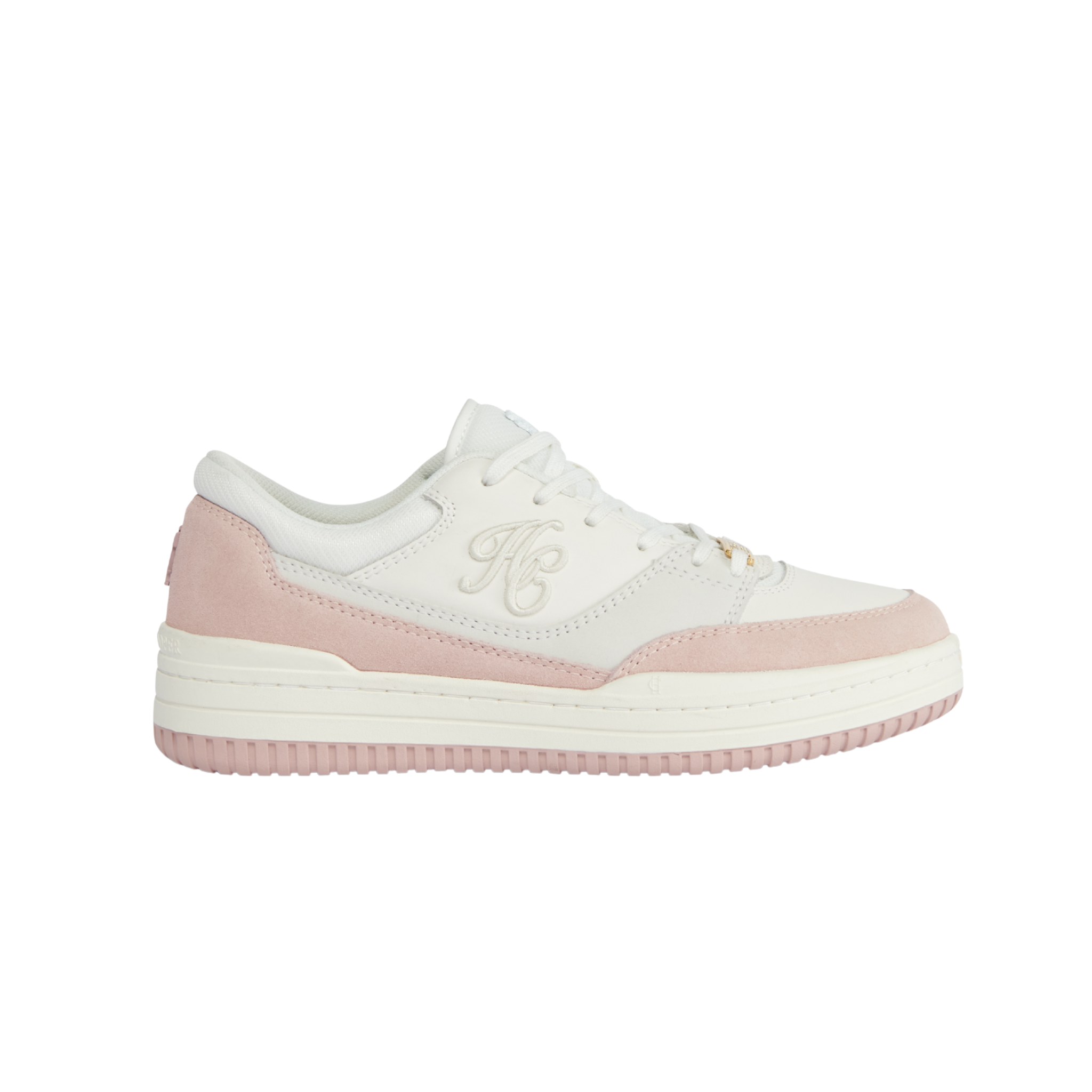 Retro Trainer Off White Blush Pink