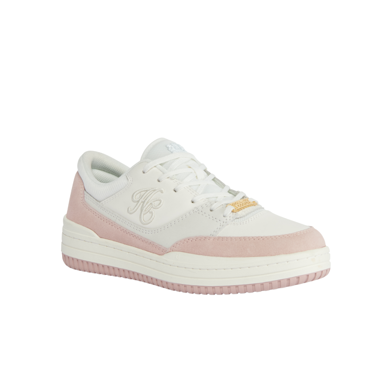 Retro Trainer Off White Blush Pink