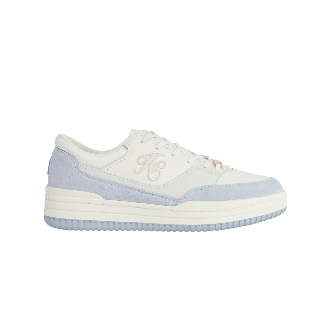 Retro Trainer Cream Smokey Blue