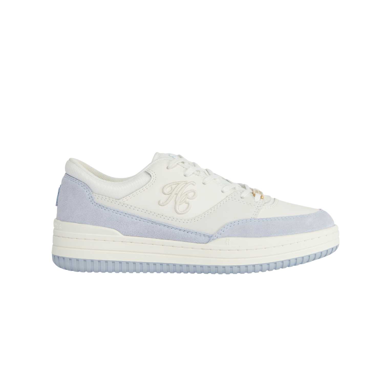 Retro Trainer Cream Smokey Blue