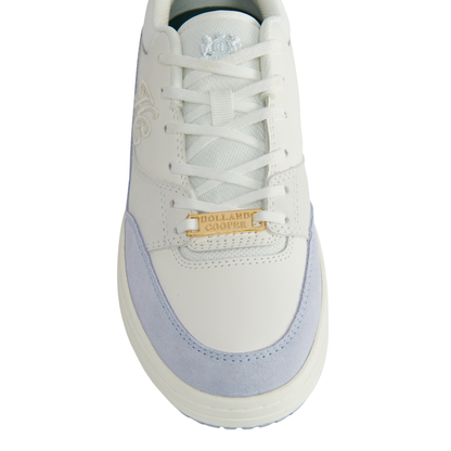 Retro Trainer Cream Smokey Blue