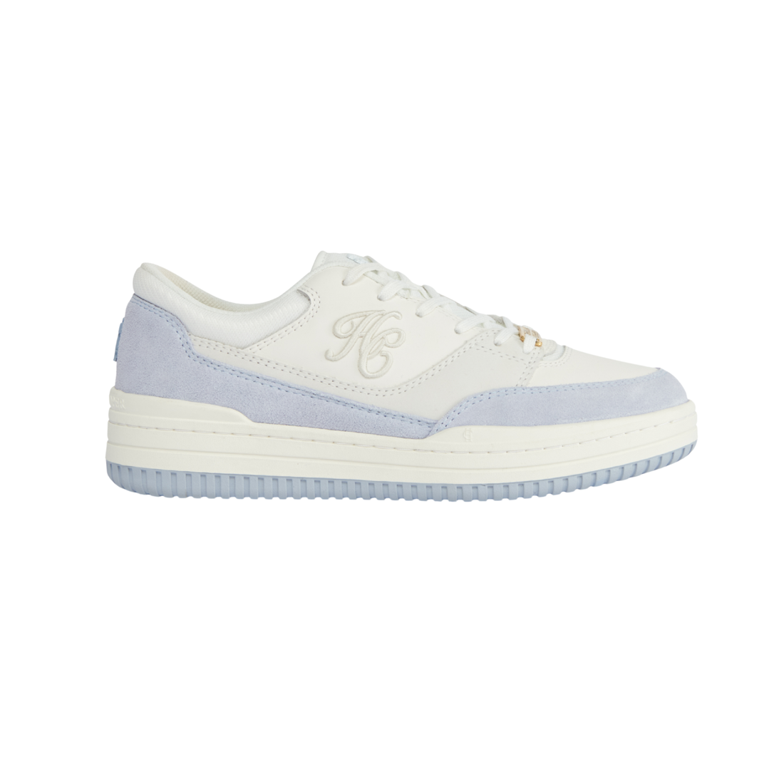 Retro Trainer Cream Smokey Blue