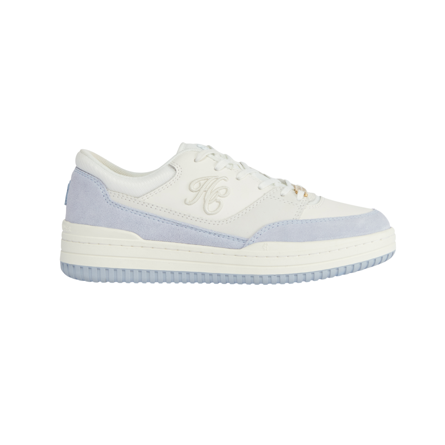 Retro Trainer Cream Smokey Blue