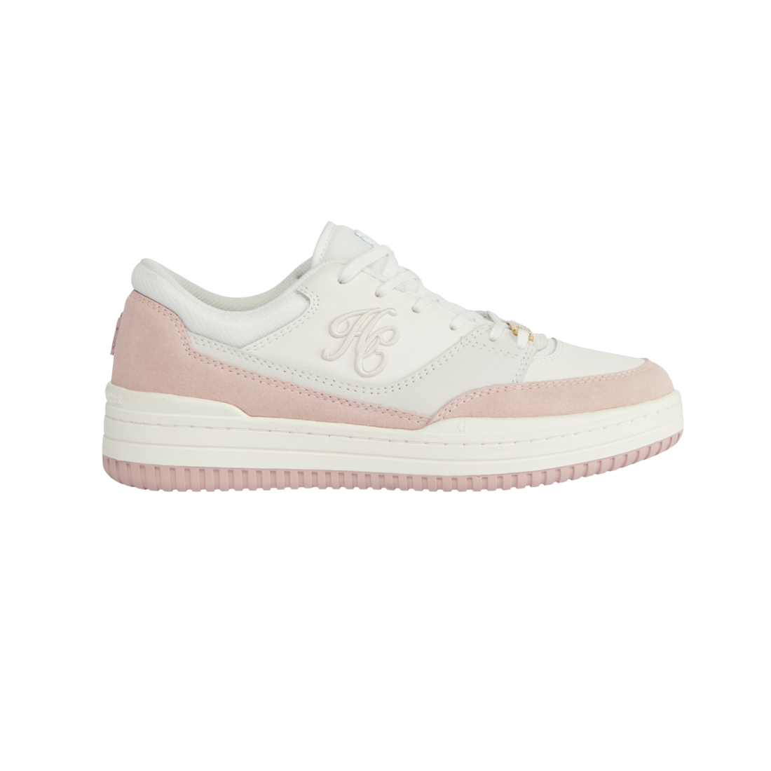 Retro Trainer Off White Blush Pink