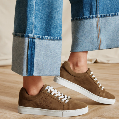 Richmond Trainer Tan Suede