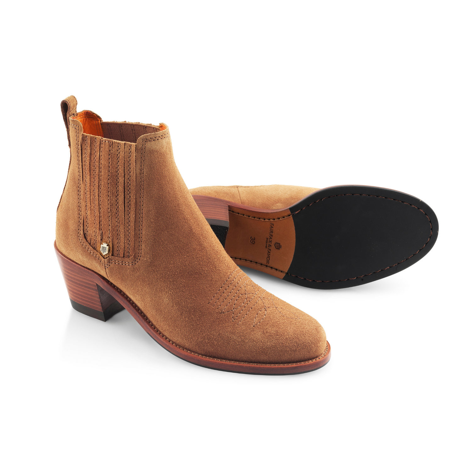Rockingham Ankle Boot Tan Suede