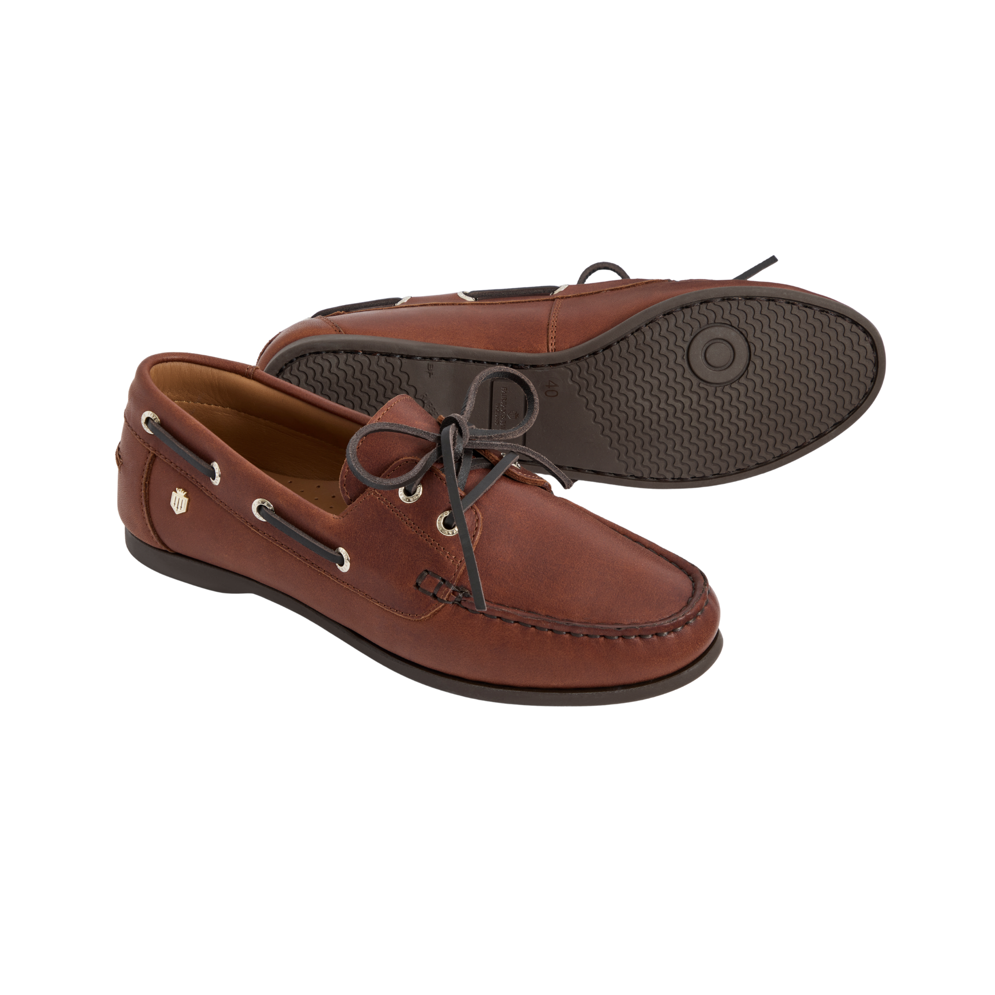 Salcombe Deck Shoe Tan Leather