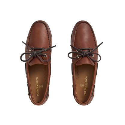 Salcombe Deck Shoe Tan Leather