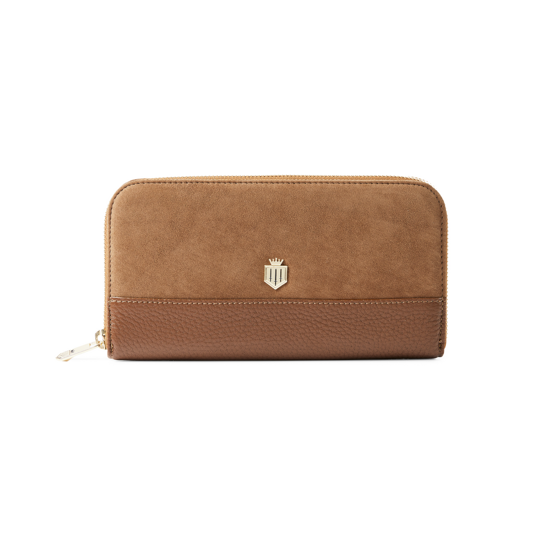 Salisbury Purse Tan Suede