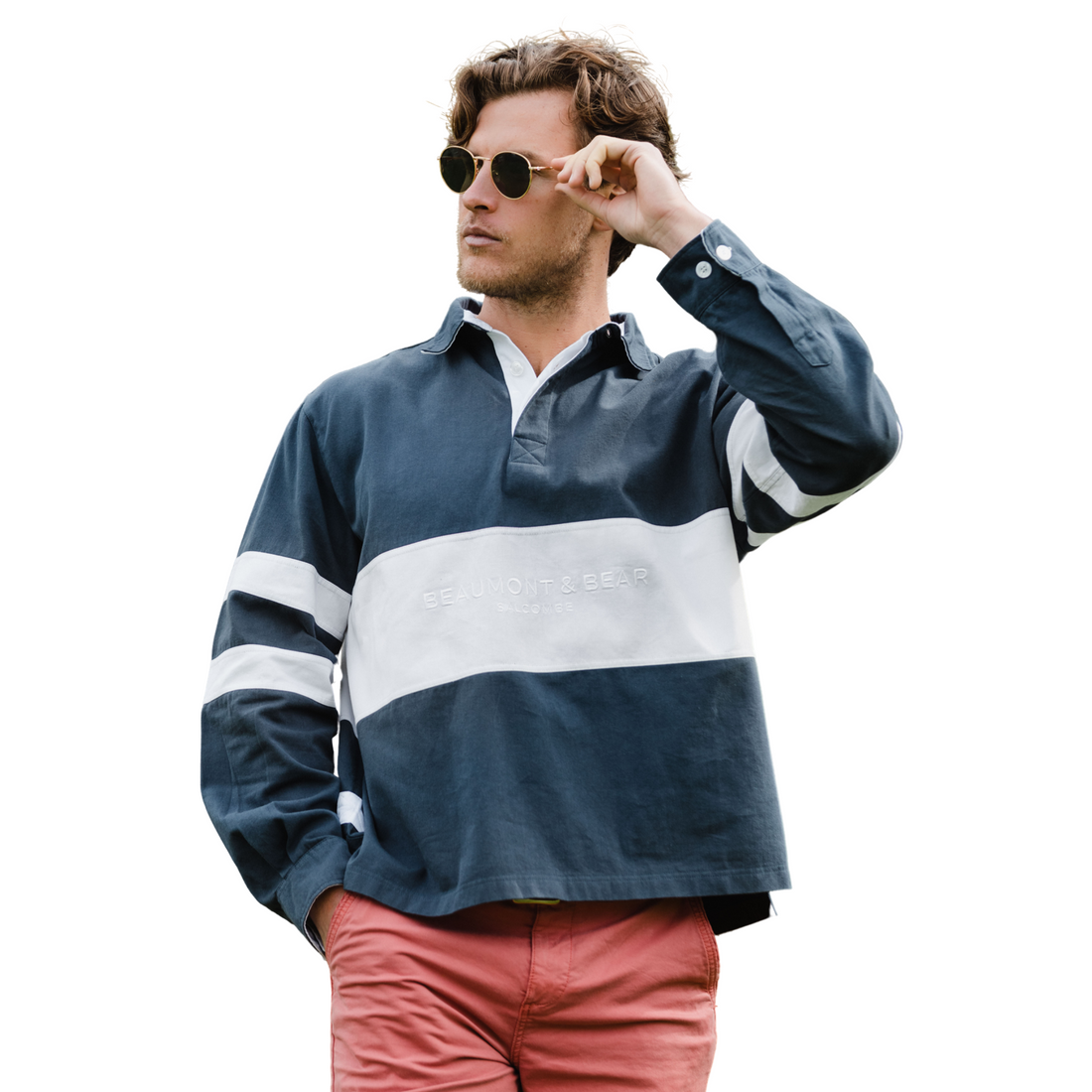 Sandhills Unisex Deck Shirt Washed Navy