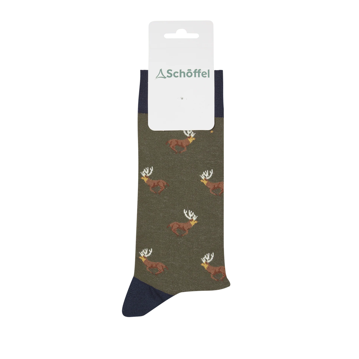 Schoffel Cotton Socks Forest Stag 7-11