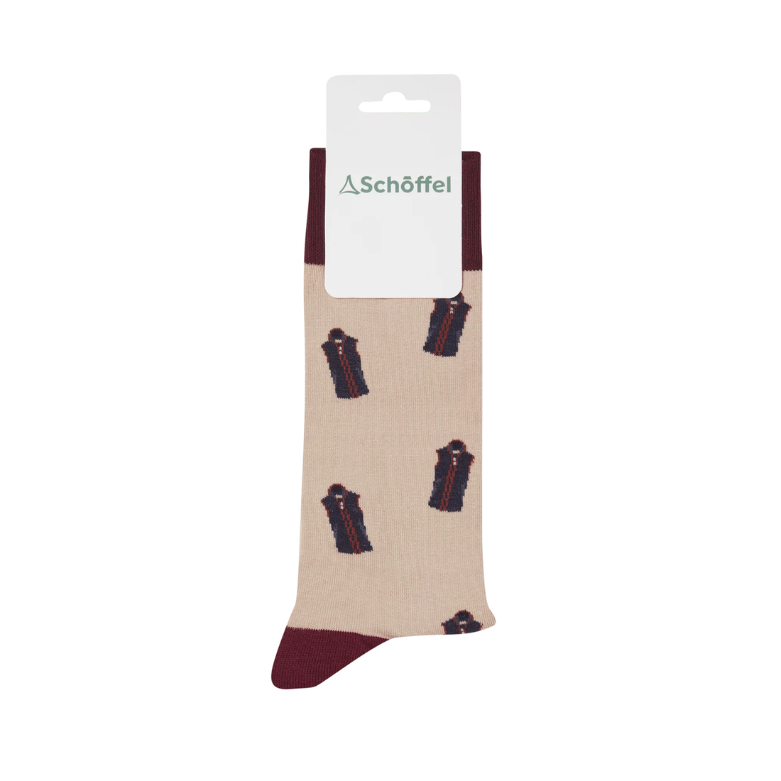Schoffel Cotton Socks Stone Oakham 7-11