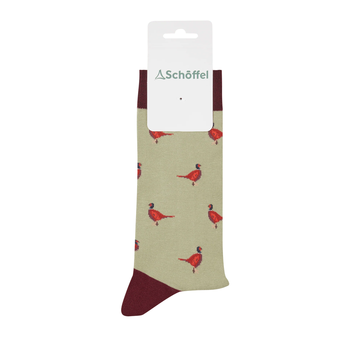 Schoffel Cotton Socks Woodland Pheasant 7-11
