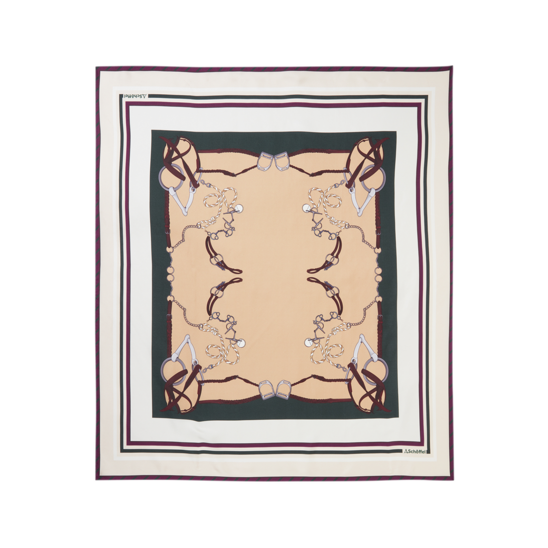 Hathersage Silk Scarf Bridle Print