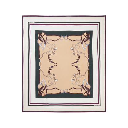 Hathersage Silk Scarf Bridle Print