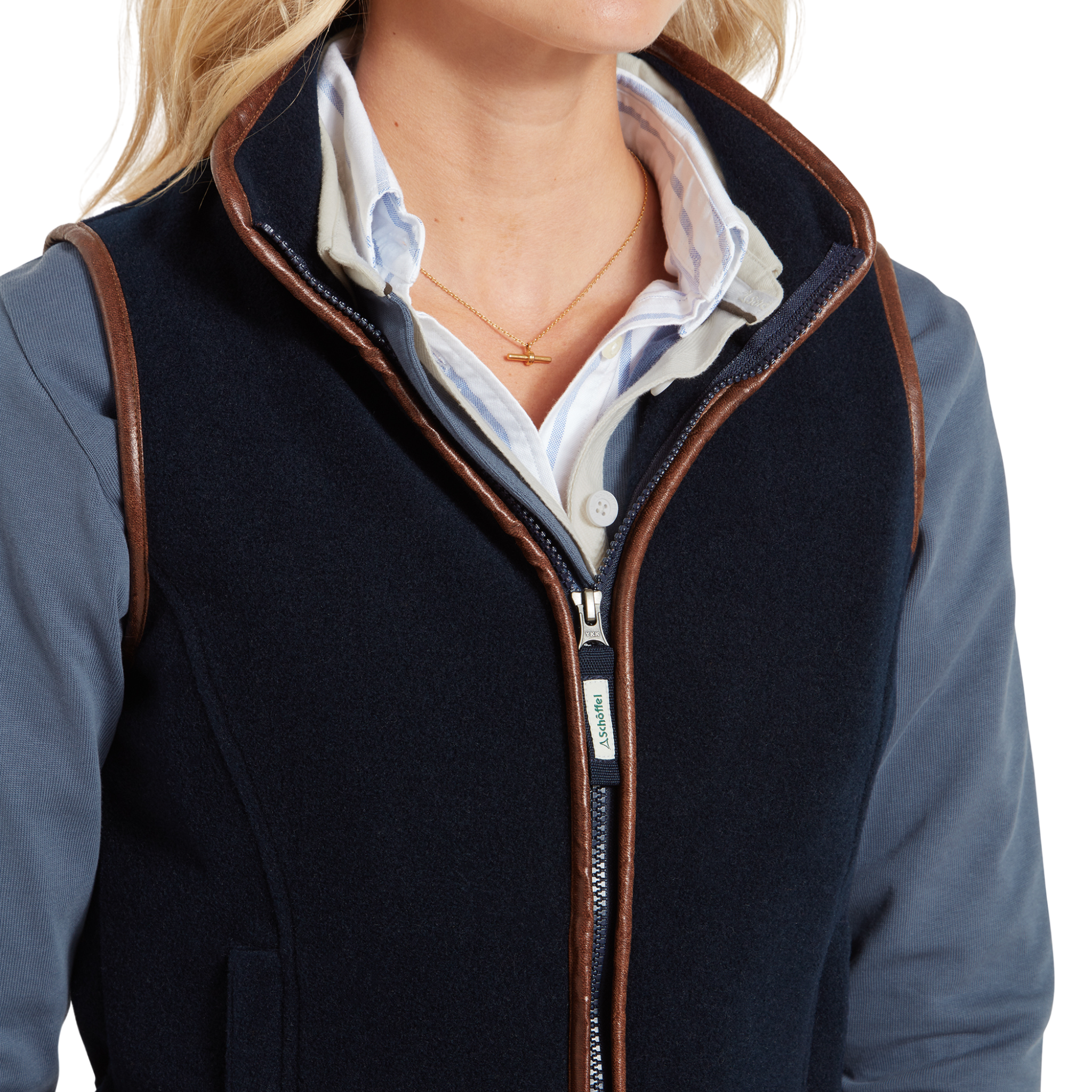 Lyndon Fleece Gilet Navy